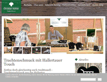 Tablet Screenshot of hopfenschmuck.de